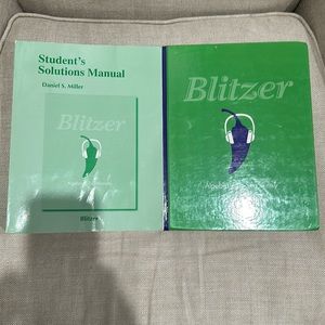 Pearson 5th edition Algebra and Trig hardcover textbook and Solutions manual